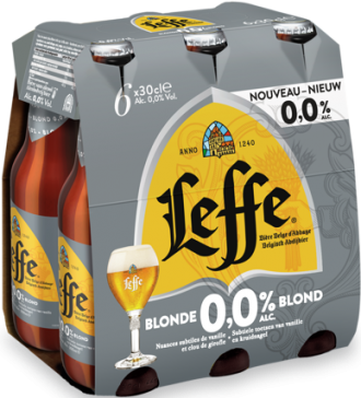 Leffe Blond 0.0% set van 6 flesjes á 0,30 liter Leffe Blond 0.0% set van 6 flesjes á 0,30 liter